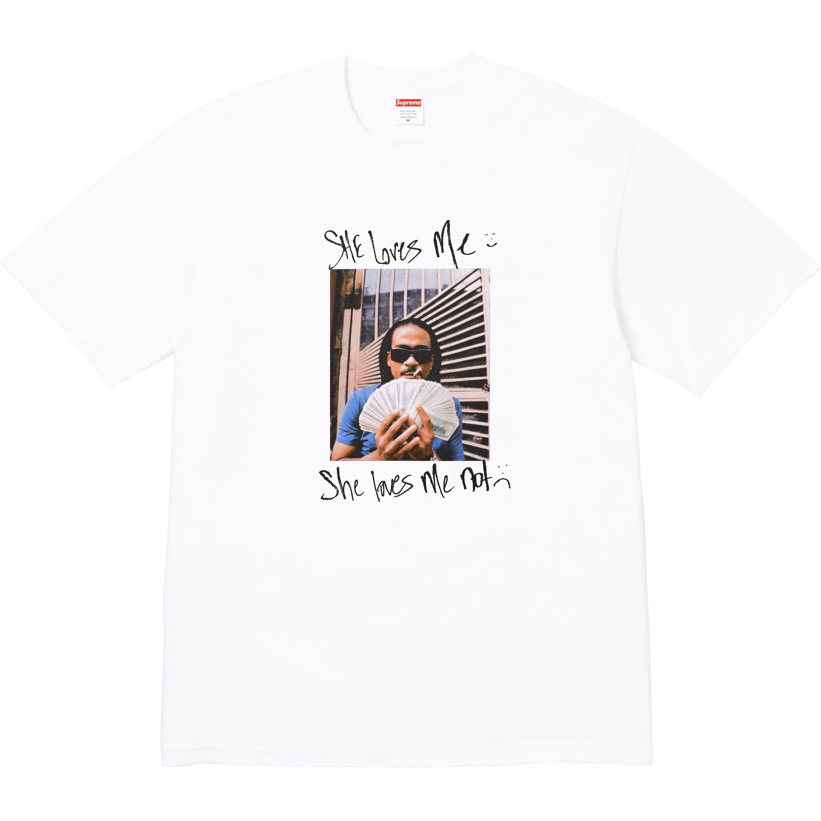 Supreme Max B T-Shirt for Men - 100% Cotton White Crewneck Tee - Streetwear Fashion for Casual Wear & Hip Hop Style