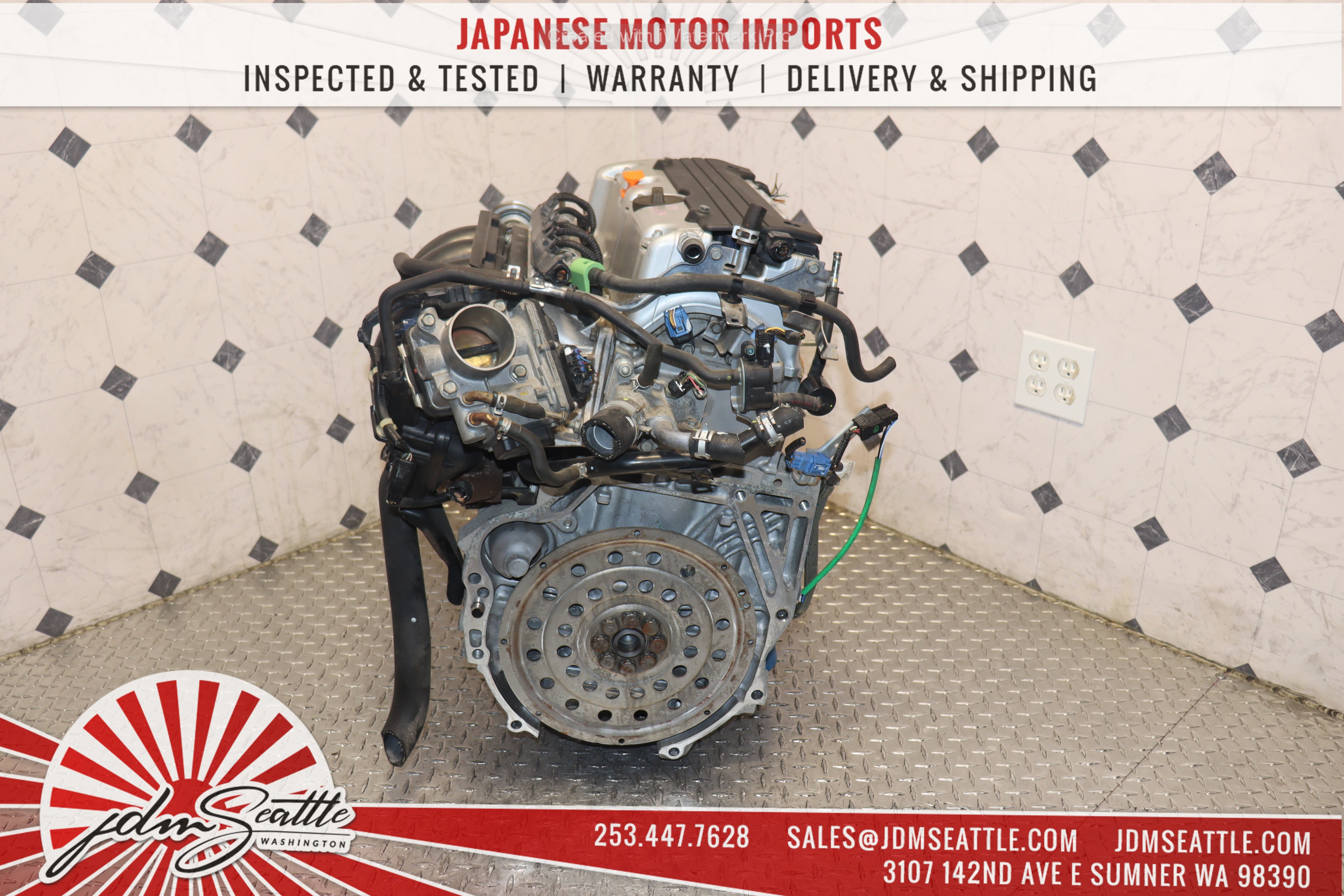 JDM 2012-2015 Honda Civic Si K24A 2.4L Engine RB3 - High Performance Motor Upgrade for Racing & Street Tuning