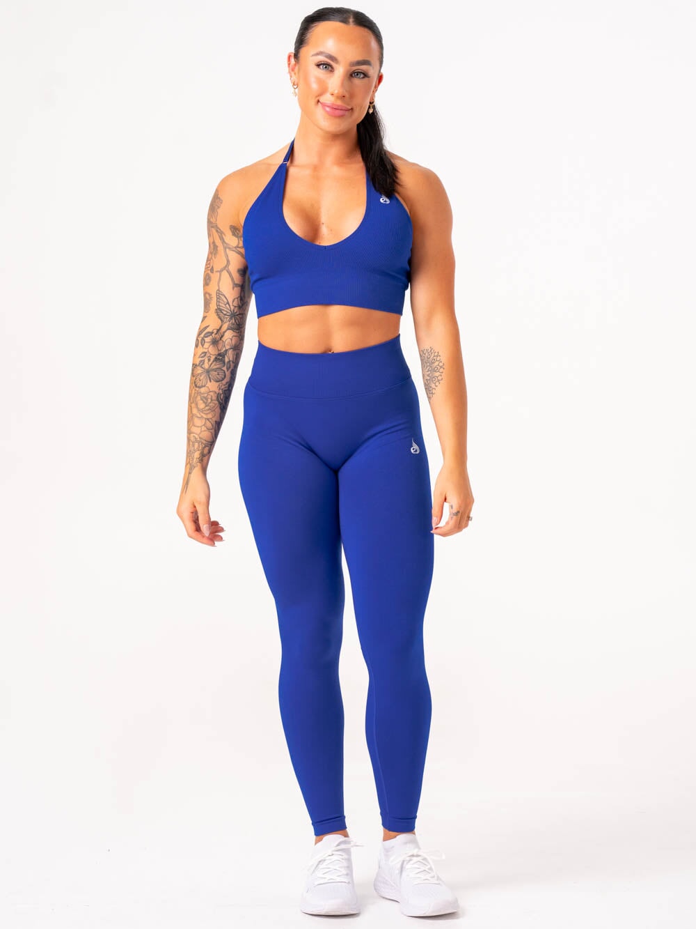Lift Scrunch Butt Lifting Leggings for Women - High Waisted Tummy Control Yoga Pants in Cobalt Blue - Perfect for Gym, Workout & Everyday Wear
