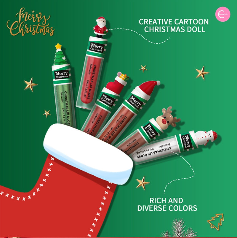 CbeautyMall Christmas Holiday Makeup Set - Festive Glam Eyeshadow Palette & Lip Kit for Party, Gift & Special Occasions