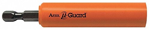 1/4 Inch Bit Holder with Cover - 1 Inch Length - Secure and Convenient Magnetic Bit Storage for Drills and Screwdrivers - Perfect for DIY Projects, Home Repairs, and Professional Toolkits