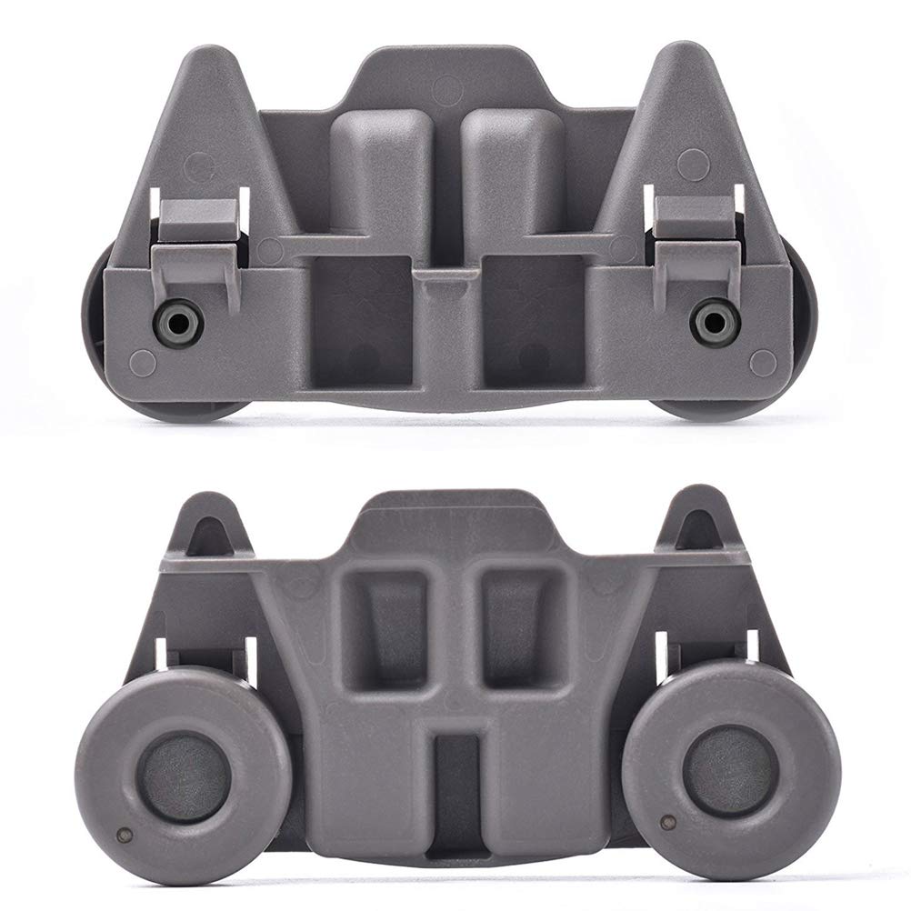4-Pack Premium Dishwasher Wheels for Kenmore Elite & KitchenAid - Lower Rack Replacement Part W10195416 - Durable Kitchen Appliance Accessories for Smooth Dishwashing Performance