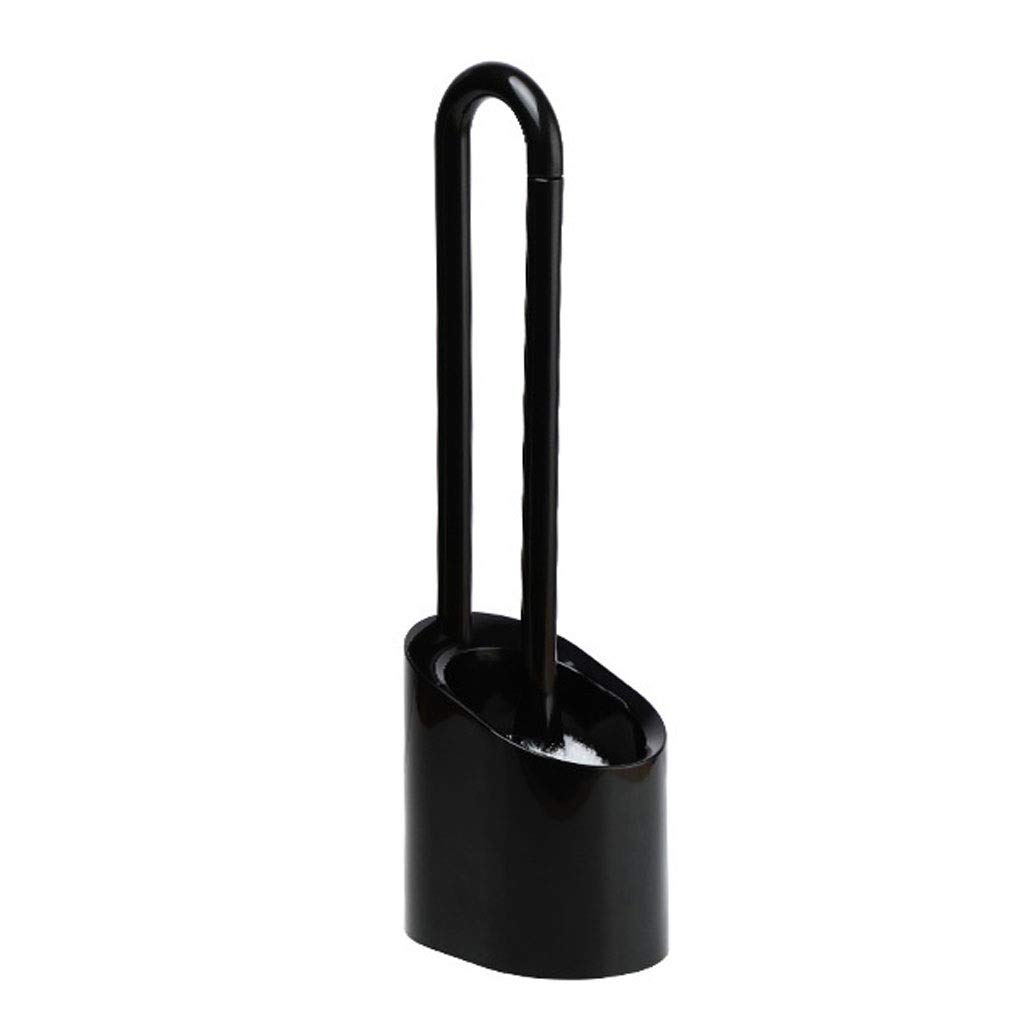 Magnetic Levitation Toilet Brush Set with Base - Modern Design, Soft Bristles for Effective Cleaning - Black Bathroom Cleaning Tool for Household Use - Perfect for Small Spaces and Hygienic Bathroom Maintenance