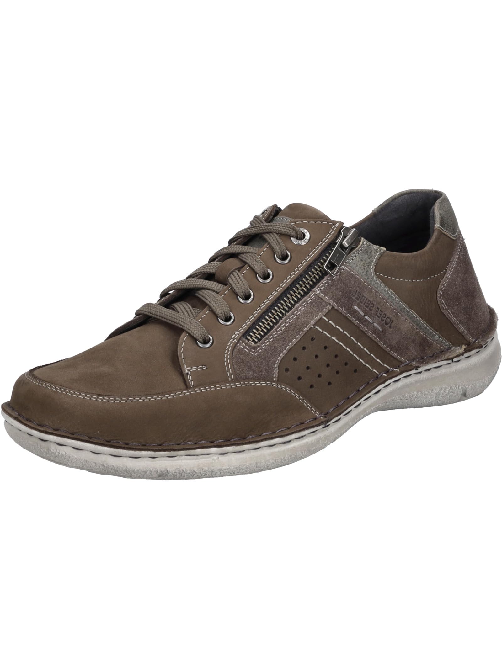 Josef Seibel Men's Derby Shoes - Classic Leather Slip-On Loafers for Business & Casual Wear - Comfortable & Stylish Footwear for Office, Travel & Everyday Use