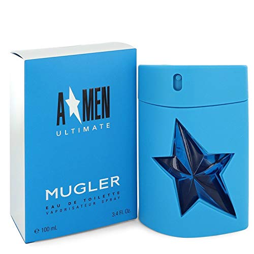 Thierry Mugler Angel Men Ultimate Eau De Toilette Spray - 3.4 oz Cologne for Men | Premium Long-Lasting Fragrance | Perfect for Date Night, Office & Special Occasions
