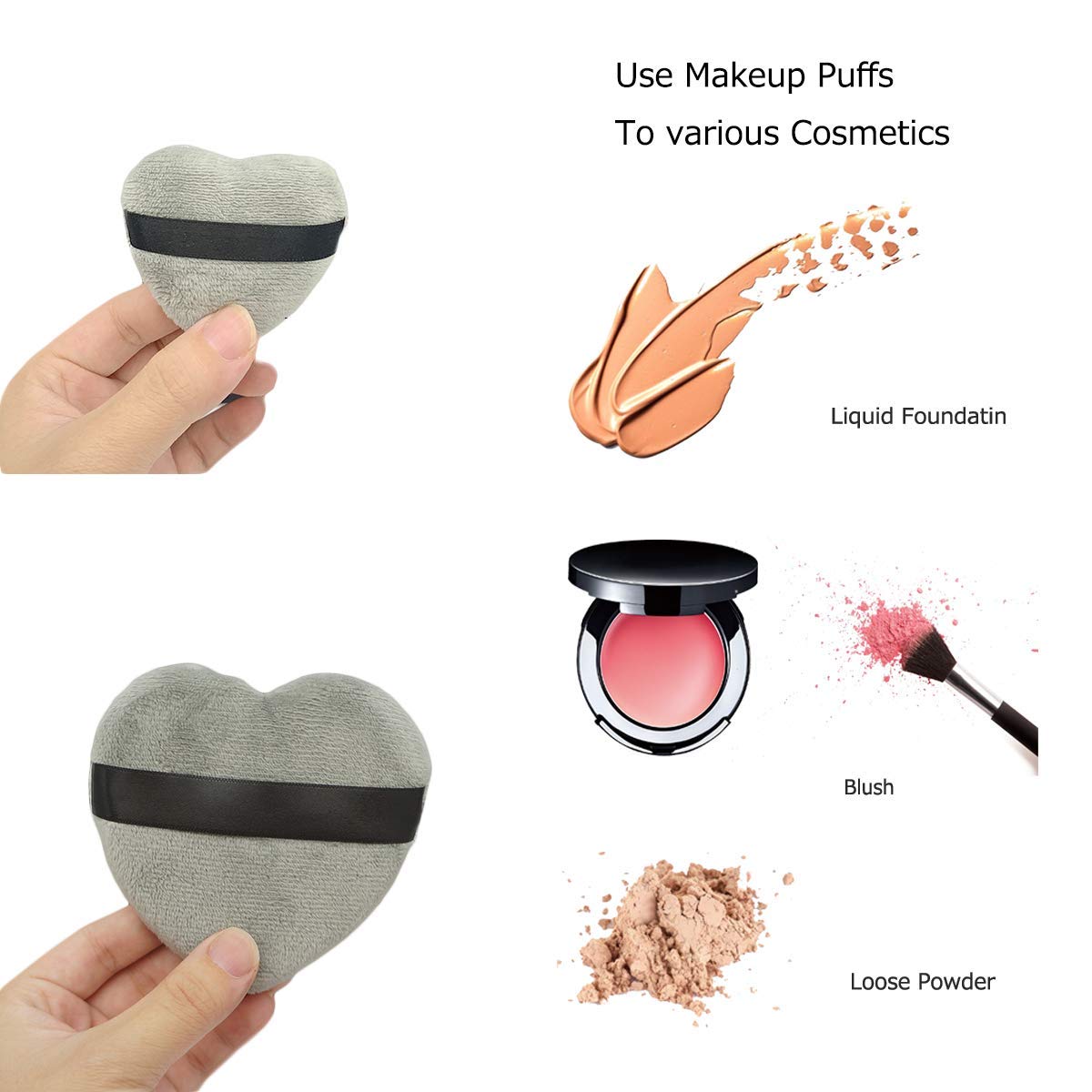 Best Makeup Sponge Blender 2PCS - Blendiful Beauty Puffs for Foundation, Concealer & Powder - Soft Cosmetic Sponge for Flawless Makeup Application - Perfect for Daily Use, Travel & Professional Makeup Kits