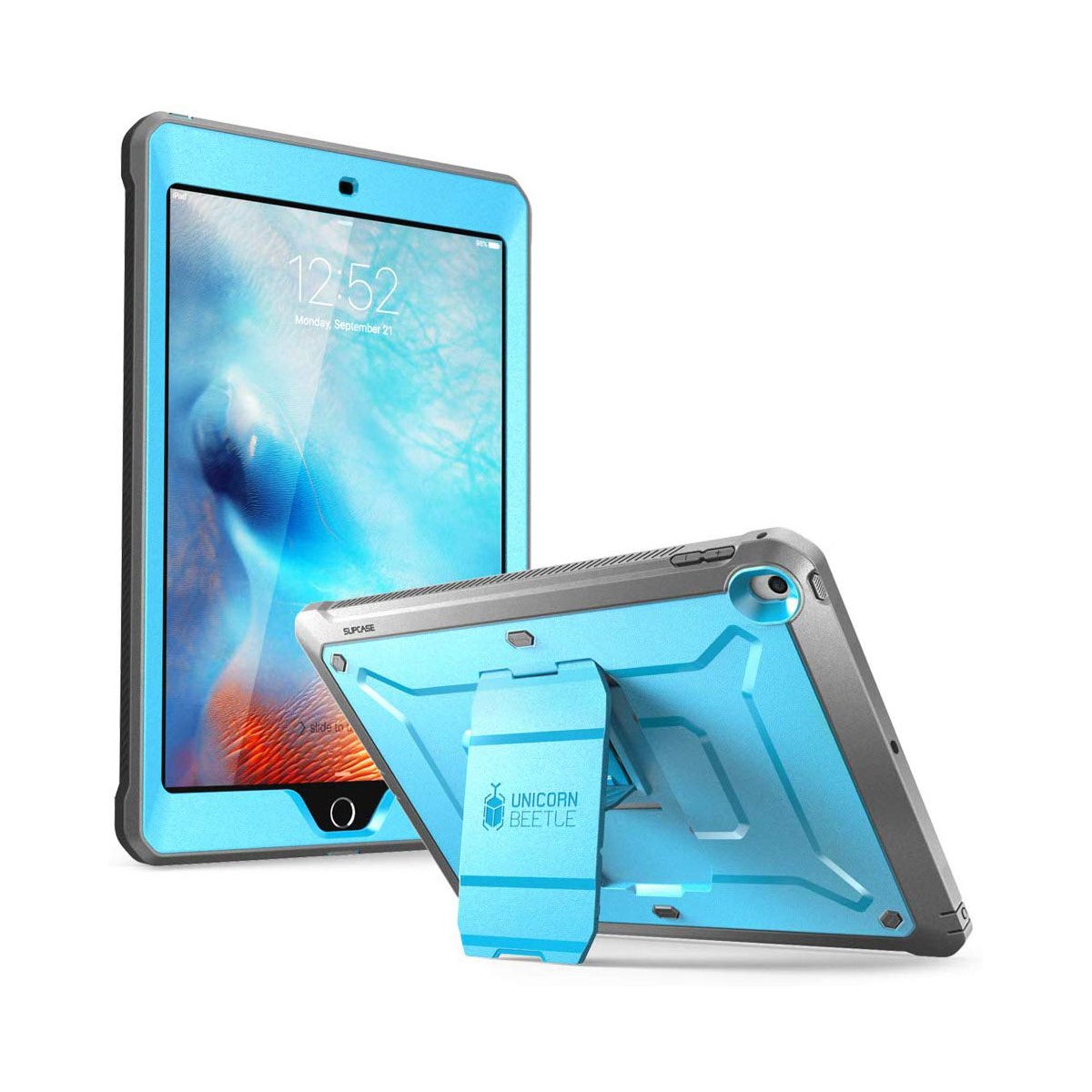 iPad 10.2 Inch Unicorn Beetle PRO Rugged Case - Shockproof & Drop Protection - Blue (Open Box) - Perfect for Outdoor Adventures, Construction Sites & Active Lifestyles