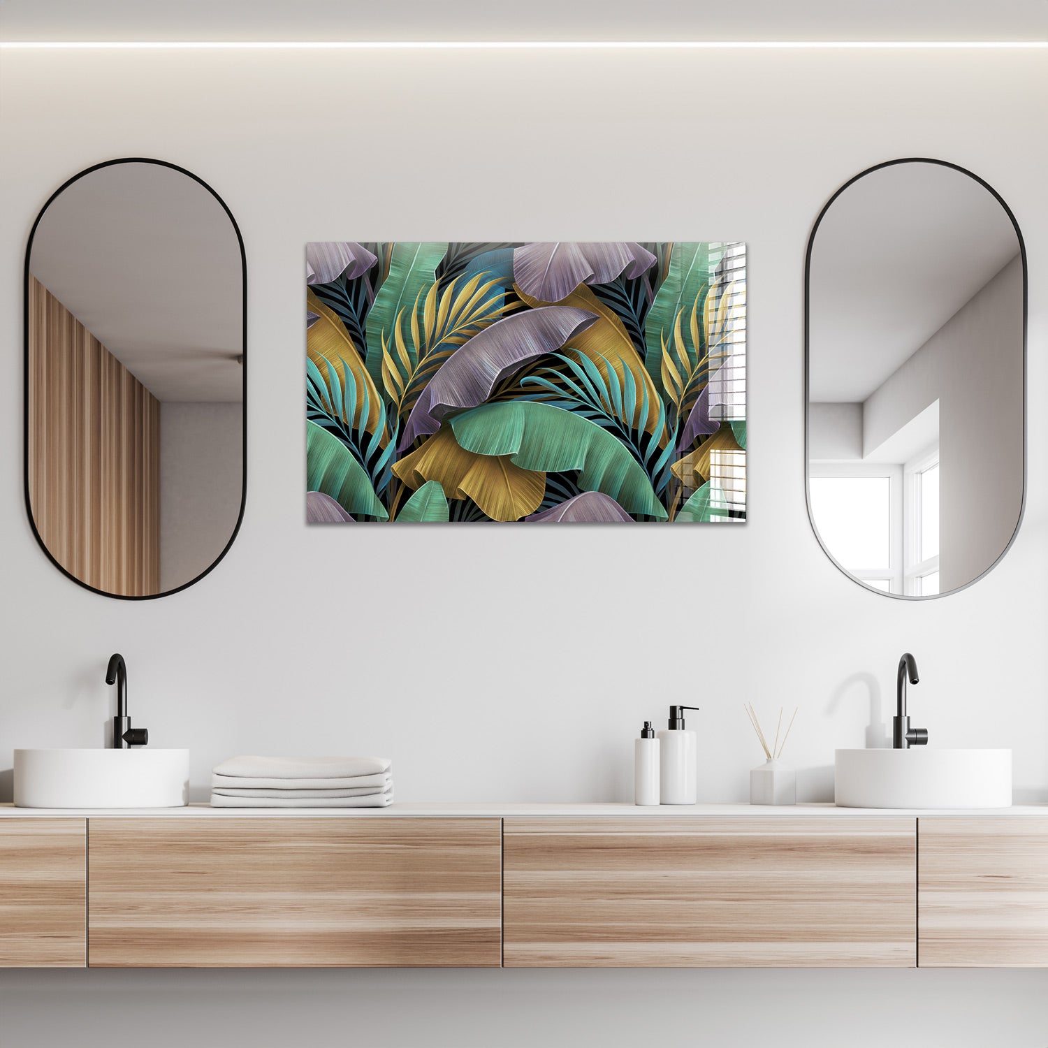 Vibrant Tropical Leaves for Home Decor - Perfect for Wall Art, Party Backdrops & Boho Room Aesthetics