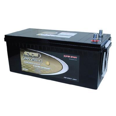 Premium SSB Dry Cell Deep Cycle Battery 12V 240Ah - Marine, RV, Solar & Off-Grid Power Solution - Maintenance-Free AGM Battery for Boats, Campers & Renewable Energy Systems
