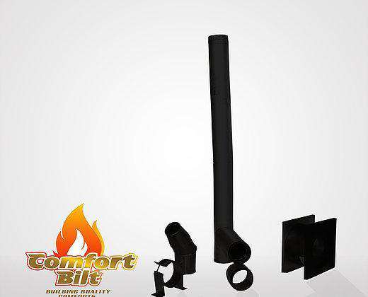 ComfortBilt Pellet Stove Venting Kit - High Efficiency Stainless Steel Pipe for Safe & Easy Installation | Perfect for Home Heating & Fireplace Upgrades