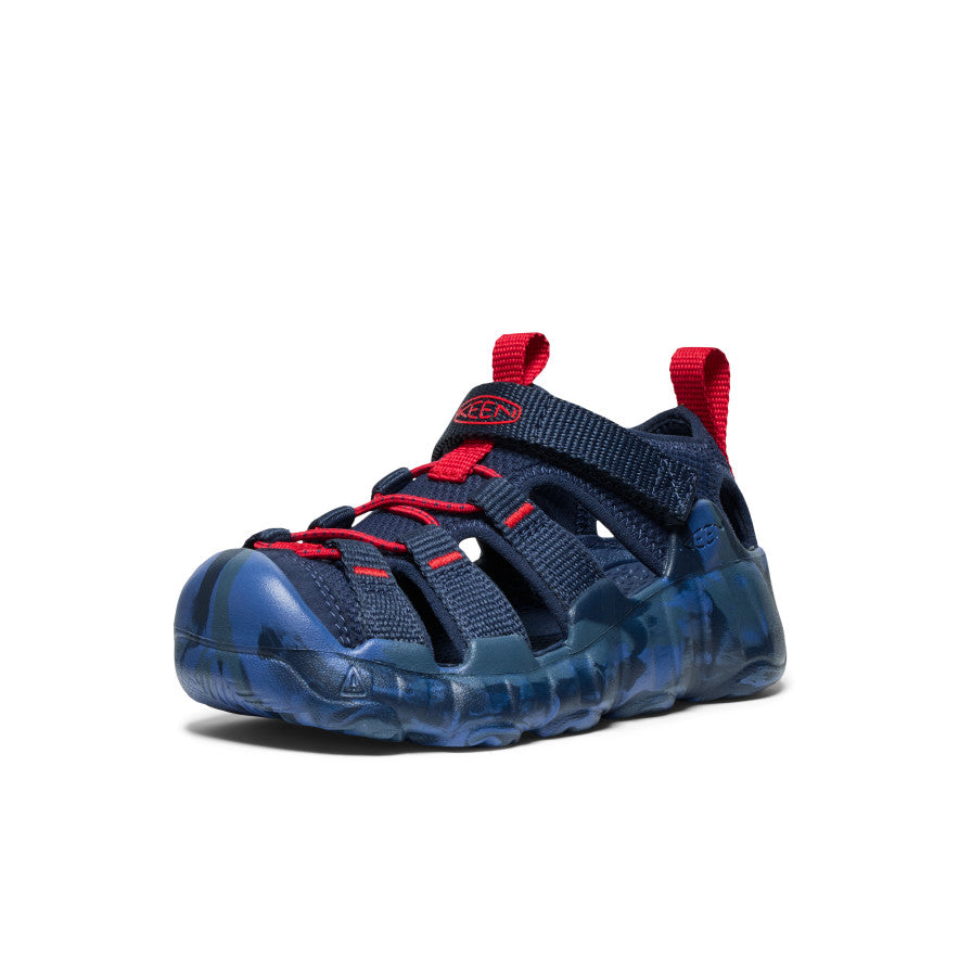 Little Kids' Hyperport H2 Sandal - Navy/Red | Water Shoes for Toddlers & Boys | Lightweight Quick-Dry Beach & Pool Sandals for Summer Play