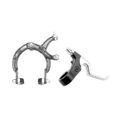 1000A High-Performance Rear Caliper Brake Set - Black - Perfect for Car Upgrades, Racing, and Off-Road Vehicles