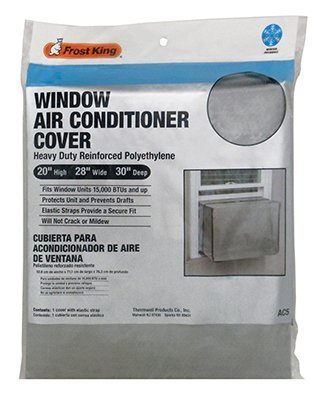 THERMWELL AC5H Standard Air Conditioner Cover, 20x28x30 Inches - Heavy Duty Weatherproof Protection for Outdoor AC Units - Perfect for Winter Storage & Seasonal Use