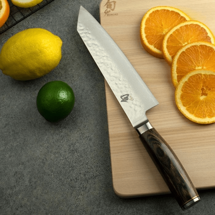Shun Premier 8-Inch Kiritsuke Japanese Chef Knife - High-Carbon Stainless Steel Blade for Precision Slicing & Sushi Preparation - Perfect for Professional Chefs & Home Cooking Enthusiasts