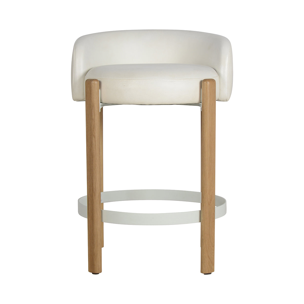 Modern 26-Inch Arch Bar Stool - Adjustable Height Counter Stool for Kitchen Island, Breakfast Bar & Home Decor - Durable Metal Frame & Comfortable Seat
