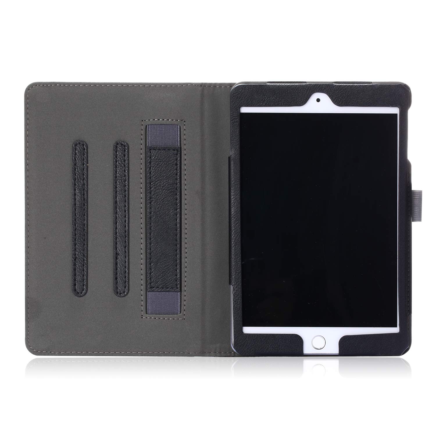 iPad Mini 5th Generation Case (2019) - Multi-Angle Stand Cover with Auto Wake/Sleep & Pencil Holder, Compatible with iPad Mini 5 (2019) & iPad Mini 4 (2015) - Perfect for Work, Study & Entertainment - Black