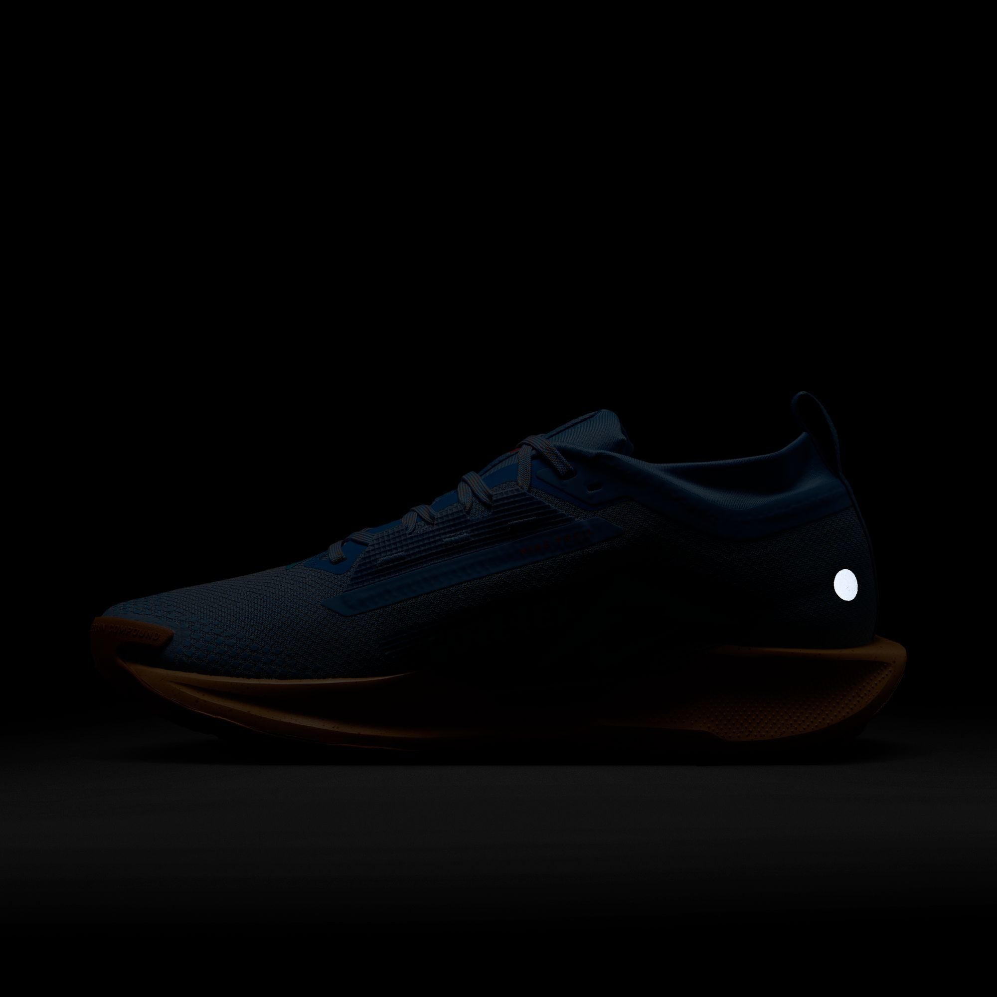 Men's Nike React Pegasus Trail 5 GORE-TEX Running Shoes - Waterproof Trail Runners for Hiking & Outdoor Adventures (Blue Beyond/Blue Void Copper Moon)