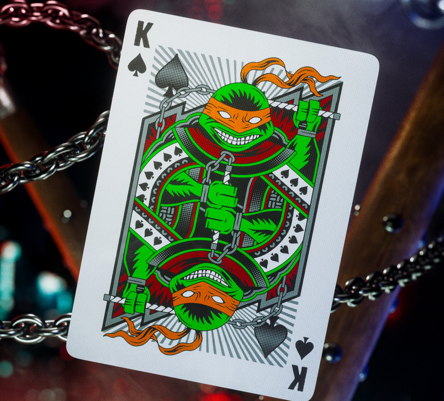 Teenage Mutant Ninja Turtles Playing Cards - 52 Deck Collectible Card Game for TMNT Fans, Family Game Night & Party Entertainment