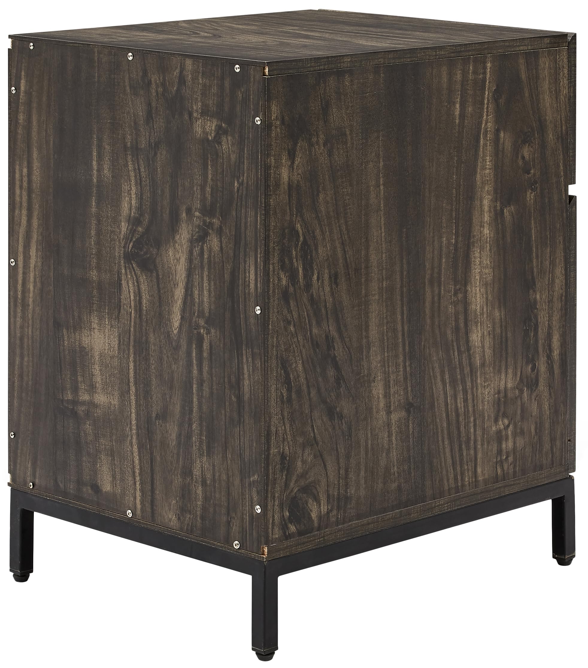 Crosley Furniture Jacobsen File Cabinet - Home Office Storage Organizer, Brown Wooden Filing Cabinet for Documents & Folders - Perfect for Office, Study, and Workspace Organization
