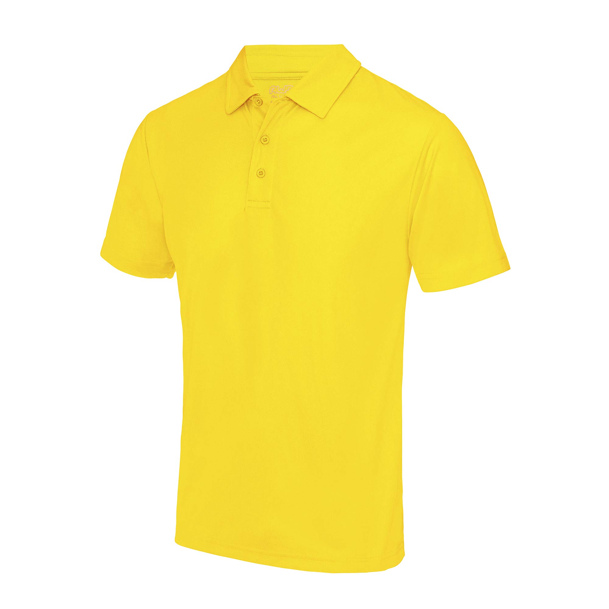 Just Cool Men's Plain Sports Polo Shirt - Breathable Quick-Dry Golf & Casual Wear - Perfect for Golf, Tennis, Work & Outdoor Activities