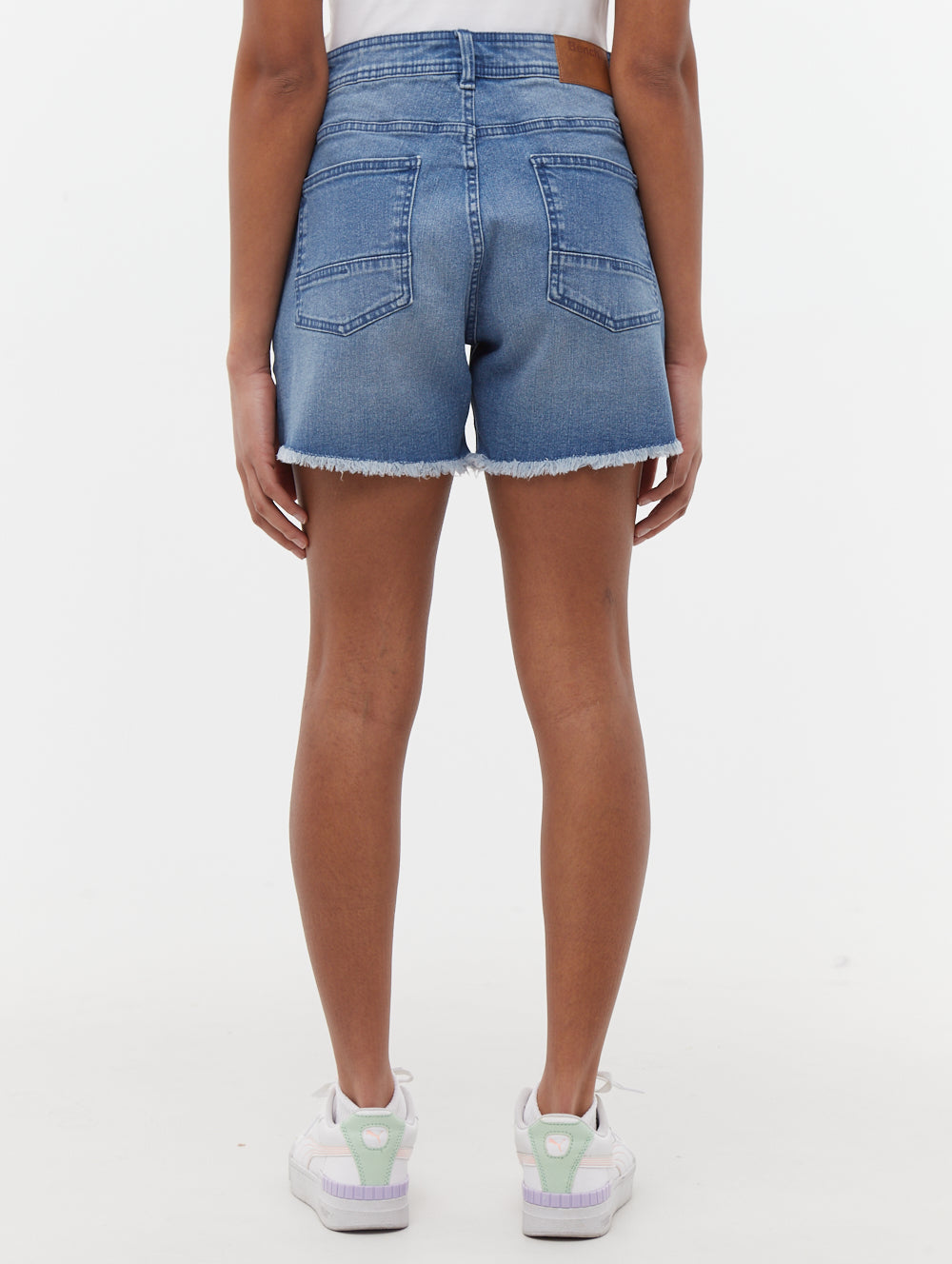 Kaylie High Rise Jean Shorts for Women - Trendy Denim Shorts with Comfortable Fit - Perfect for Summer, Beach, and Casual Outings