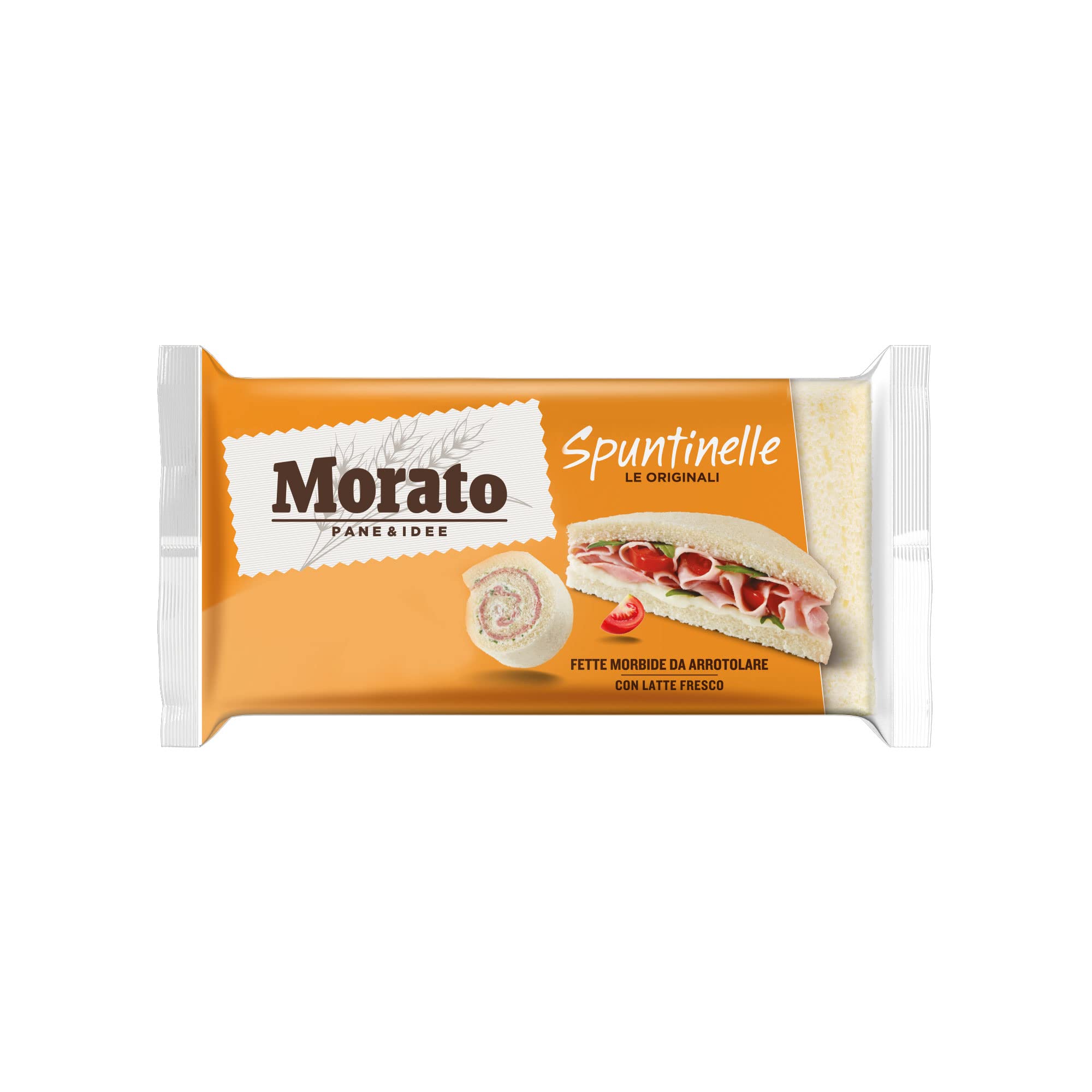 Morato Spuntinelle Bread for Tramezzini - 350g Pack | Soft Italian Sandwich Bread | Perfect for Party Snacks, Picnics & Light Meals