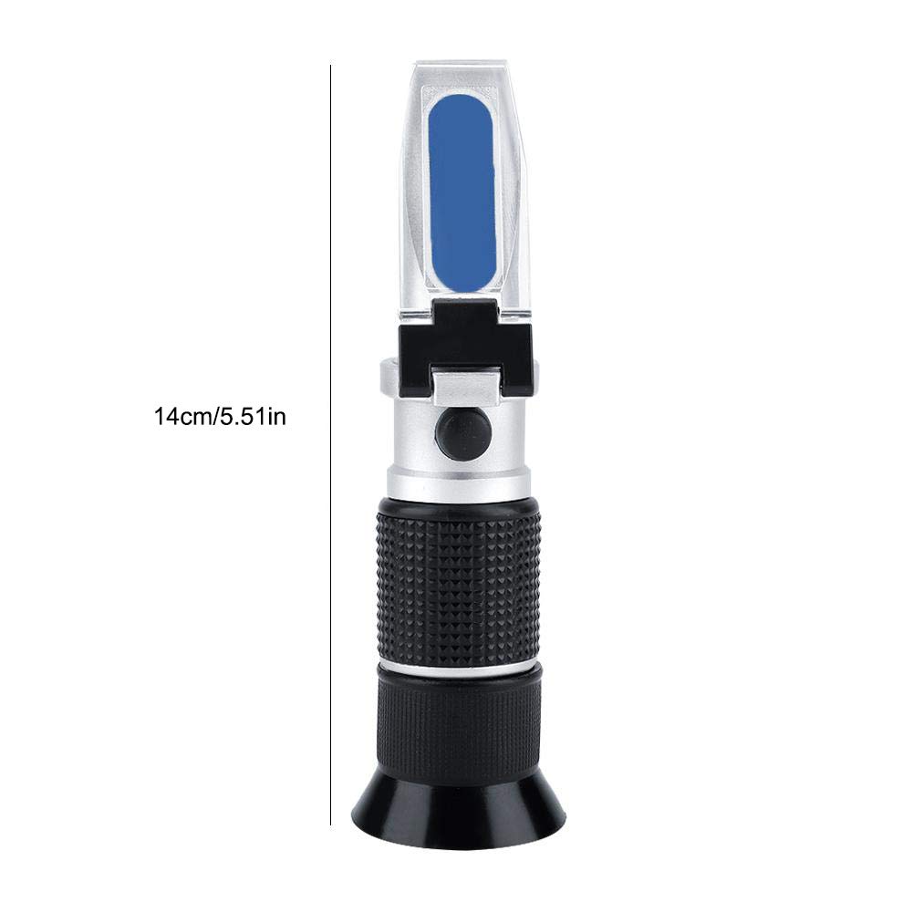 Professional Handheld Refractometer 0-90% Brix Scale - Portable Sugar Content Tester for Beer, Milk, Fruits, Honey & Maple Syrup - Perfect for Home Brewing, Winemaking, Agriculture & Food Quality Control