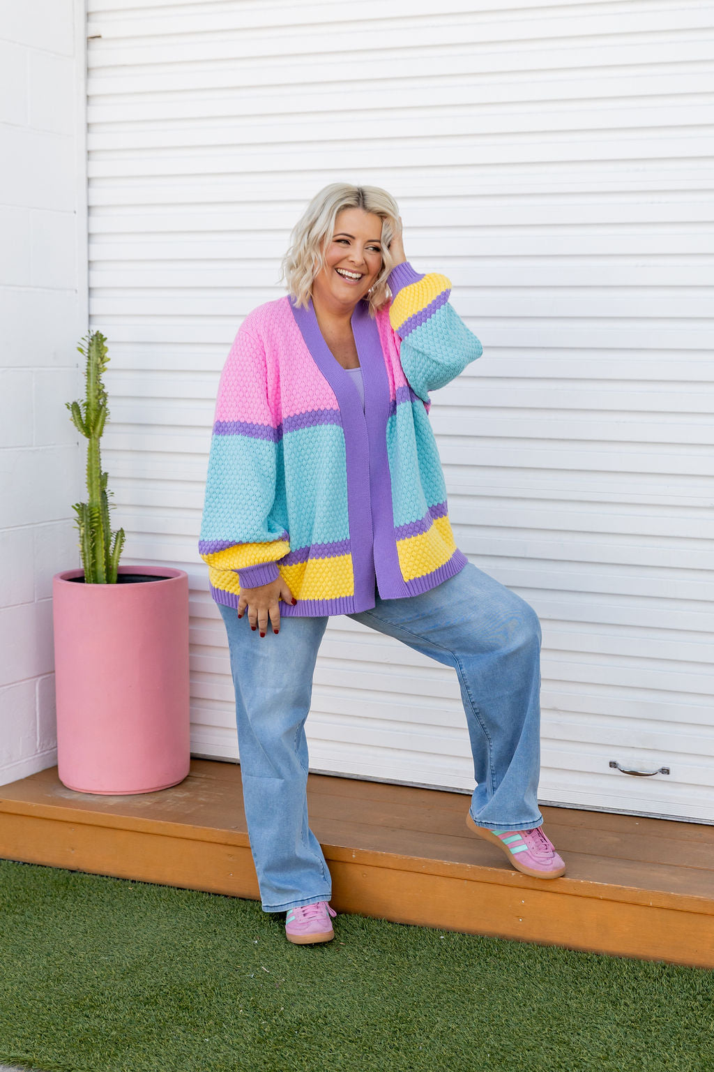 Stylish Marbelle Knit Cardigan - Soft Pastel Colors | Perfect for Spring Outfits & Cozy Layering