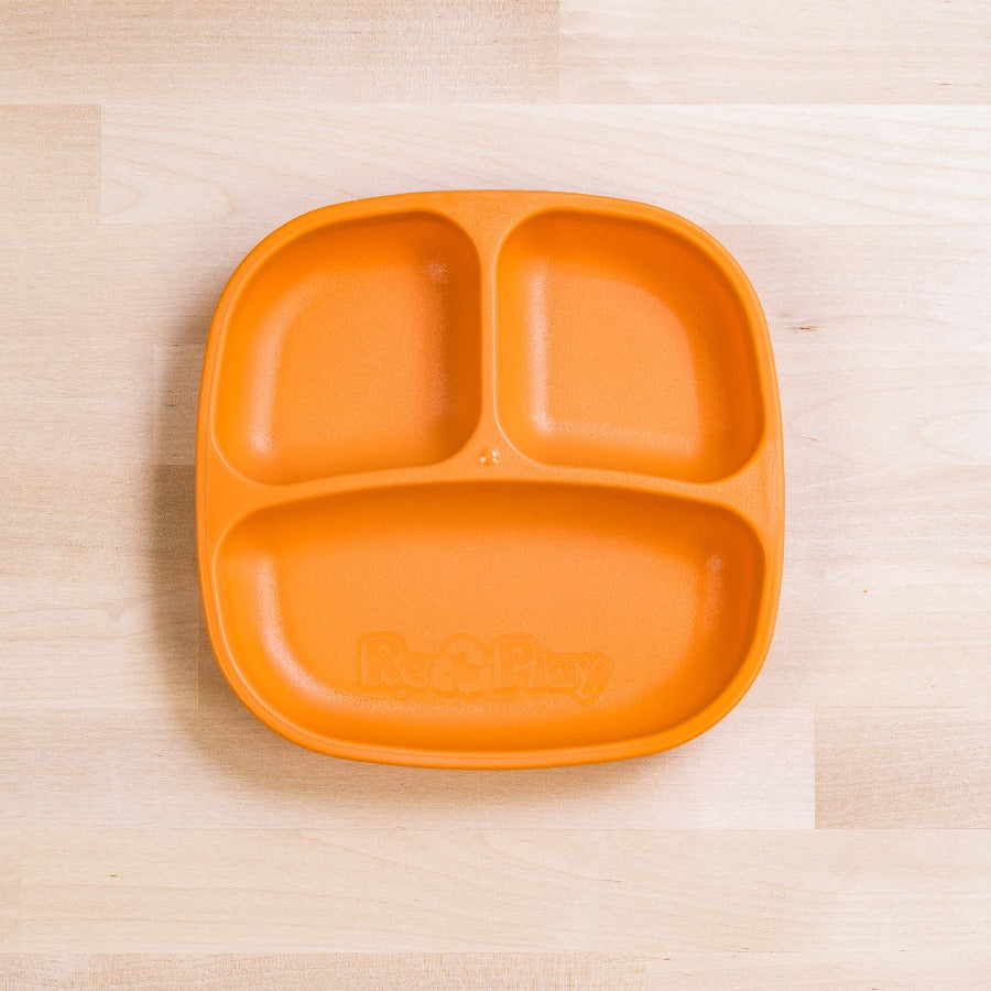 RePlay Divided Plate - BPA-Free Toddler Feeding Dish with Sections for Kids - Perfect for Mealtime, Snacks, and Portion Control at Home or On-the-Go