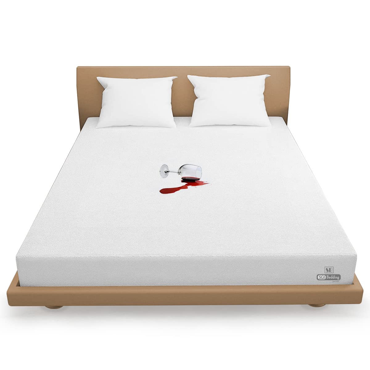 Waterproof & Breathable RV Bunk Mattress Protector 28x75 - Super Soft Terry Cotton Cover for Trucks, Campers & Travel Trailers - Fits up to 15
