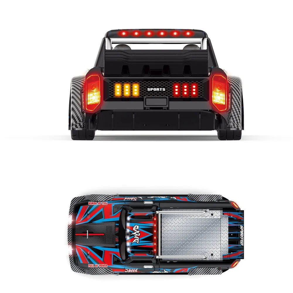 WLtoys 104072 1/10 Scale 2.4Ghz 4WD RC Car - 60km/h High Speed Brushless Racing Buggy with RTR (Ready-to-Run) - Perfect for Off-Road Racing, Backyard Drifting & RC Car Enthusiasts