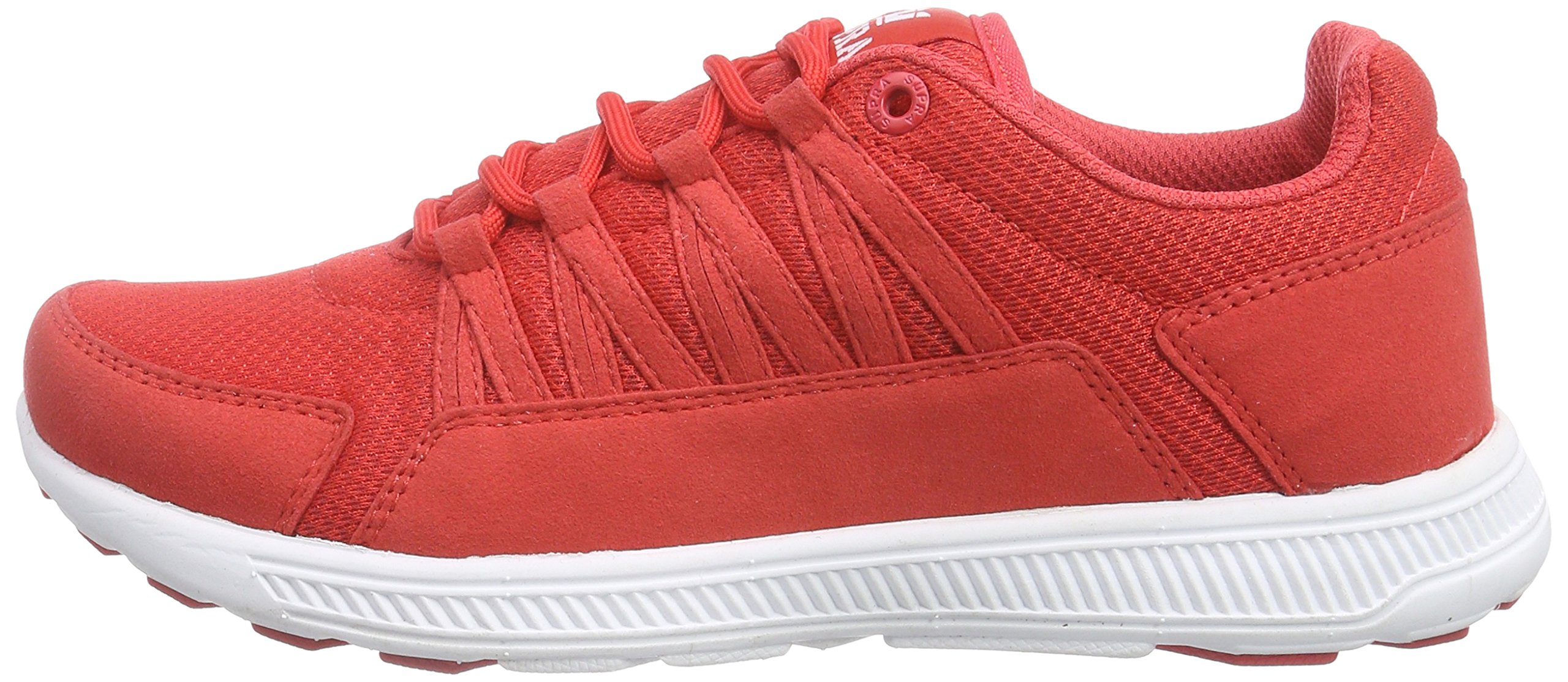 Supra Owen Unisex Adult Sneakers - Red & White Colorway - UK 8.5 - Comfortable Casual Shoes for Streetwear & Everyday Wear