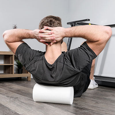 CanDo Foam Roller - High Density White PE Foam Roller 6