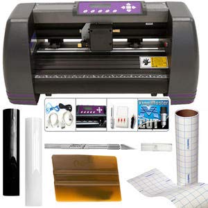 USCutter 14-Inch Professional Vinyl Cutter Machine Bundle - Sign Making Kit with Design & Cut Software, Tools & Supplies for DIY Crafts, Home Decor & Business Signage