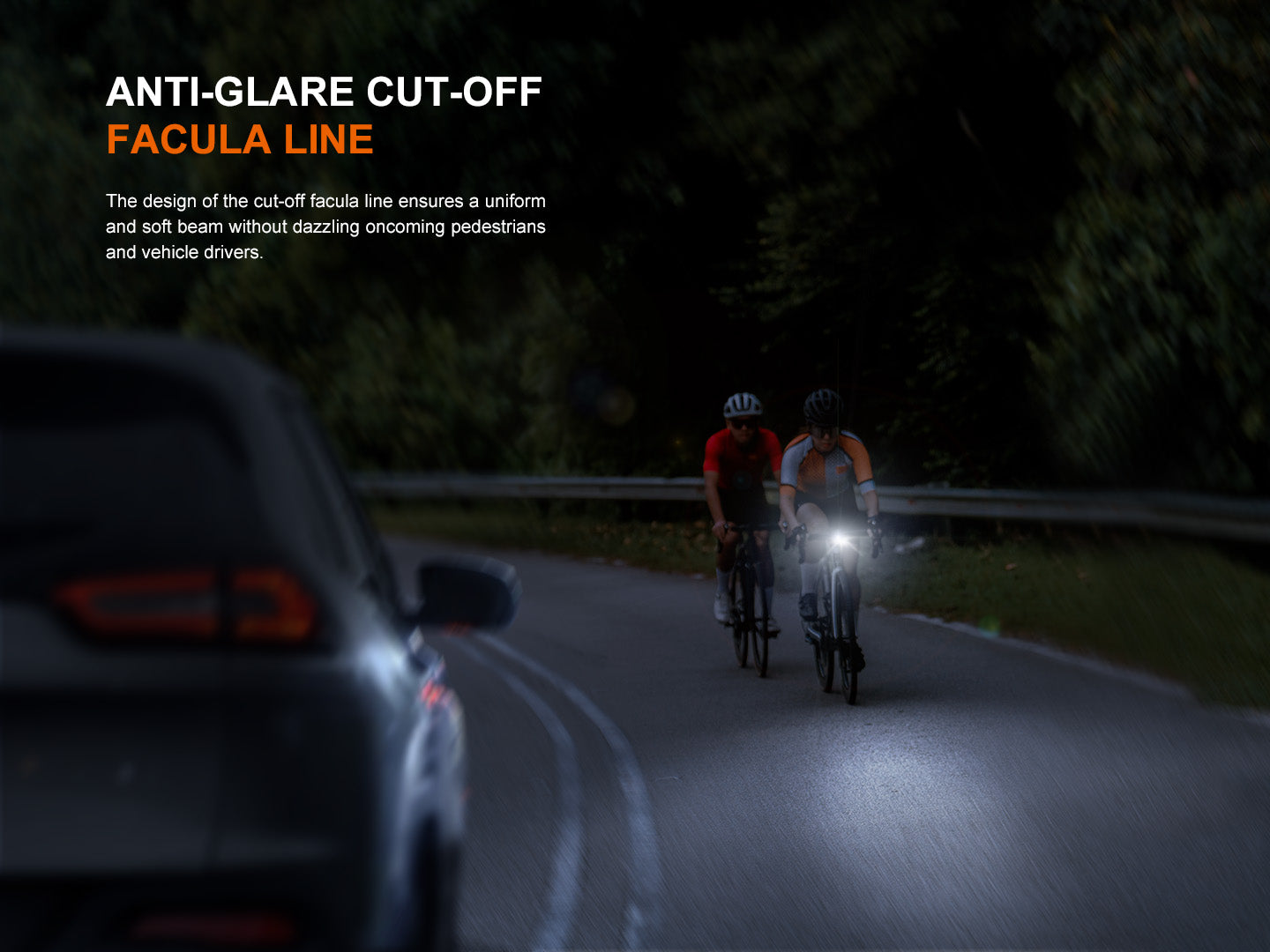 Fenix BC22R 1600 Lumens USB Rechargeable Bike Light - High Performance Bicycle Headlight for Night Riding, Commuting & Mountain Biking | Waterproof Cycling Safety Light for Road & Trail Use