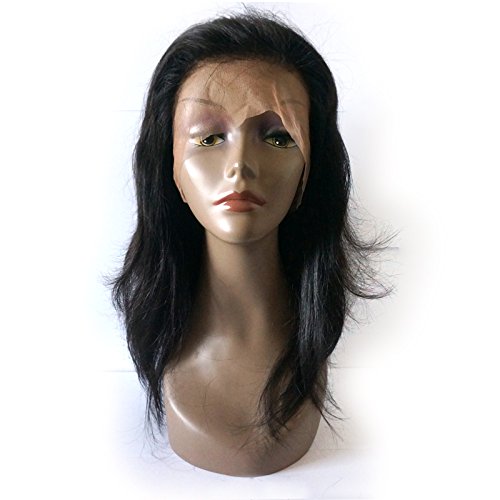 Enoya 180% Density 360 Lace Frontal Human Hair Wig with Baby Hair | Brazilian Virgin Straight Hair for Black Women (10 Inch) | Perfect for Daily Wear, Special Occasions & Protective Styling