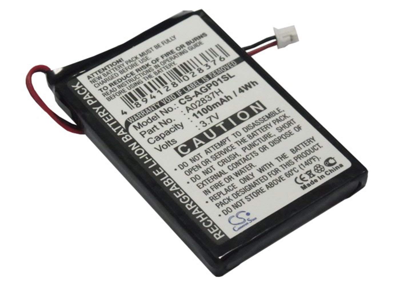 VINTRONS 1100mAh Replacement Battery for Audio GUIDIE Audioguides Personalguide PGI/AV - Perfect for Museum Tours, City Sightseeing & Educational Audio Guides