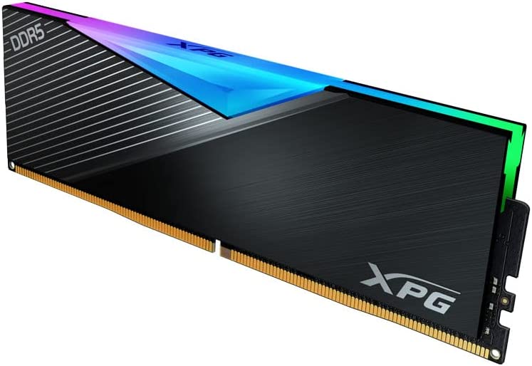 Adata XPG Lancer RGB DDR5 5200MHz 32GB (2x16GB) Gaming RAM Kit - Black | High-Speed Desktop Memory for PC Gaming, Streaming & Content Creation