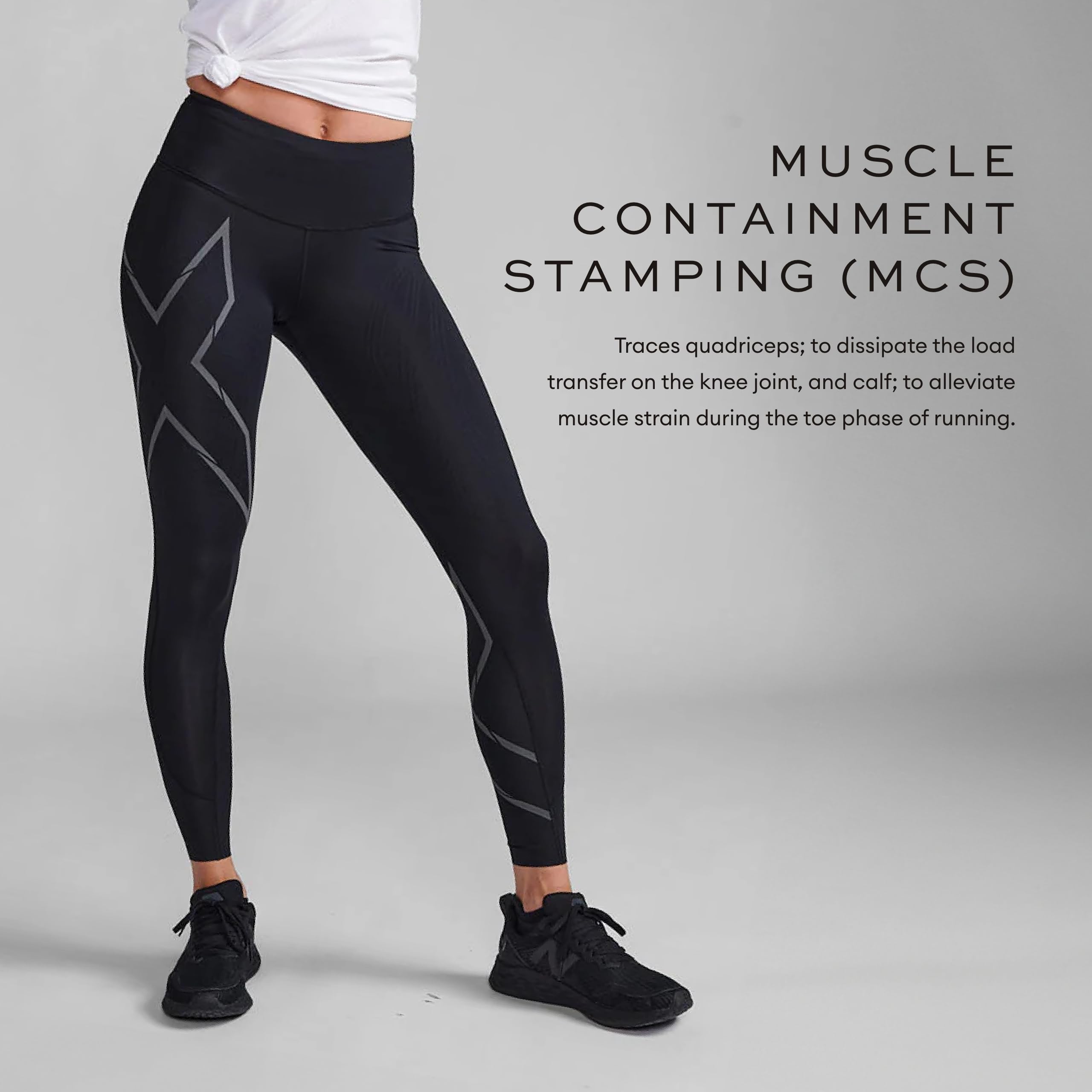 2XU Women's Light Speed Compression Tights - Breathable Running Leggings with 4-Way Stretch for Enhanced Performance | Perfect for Marathon Training, Gym Workouts & Active Lifestyle