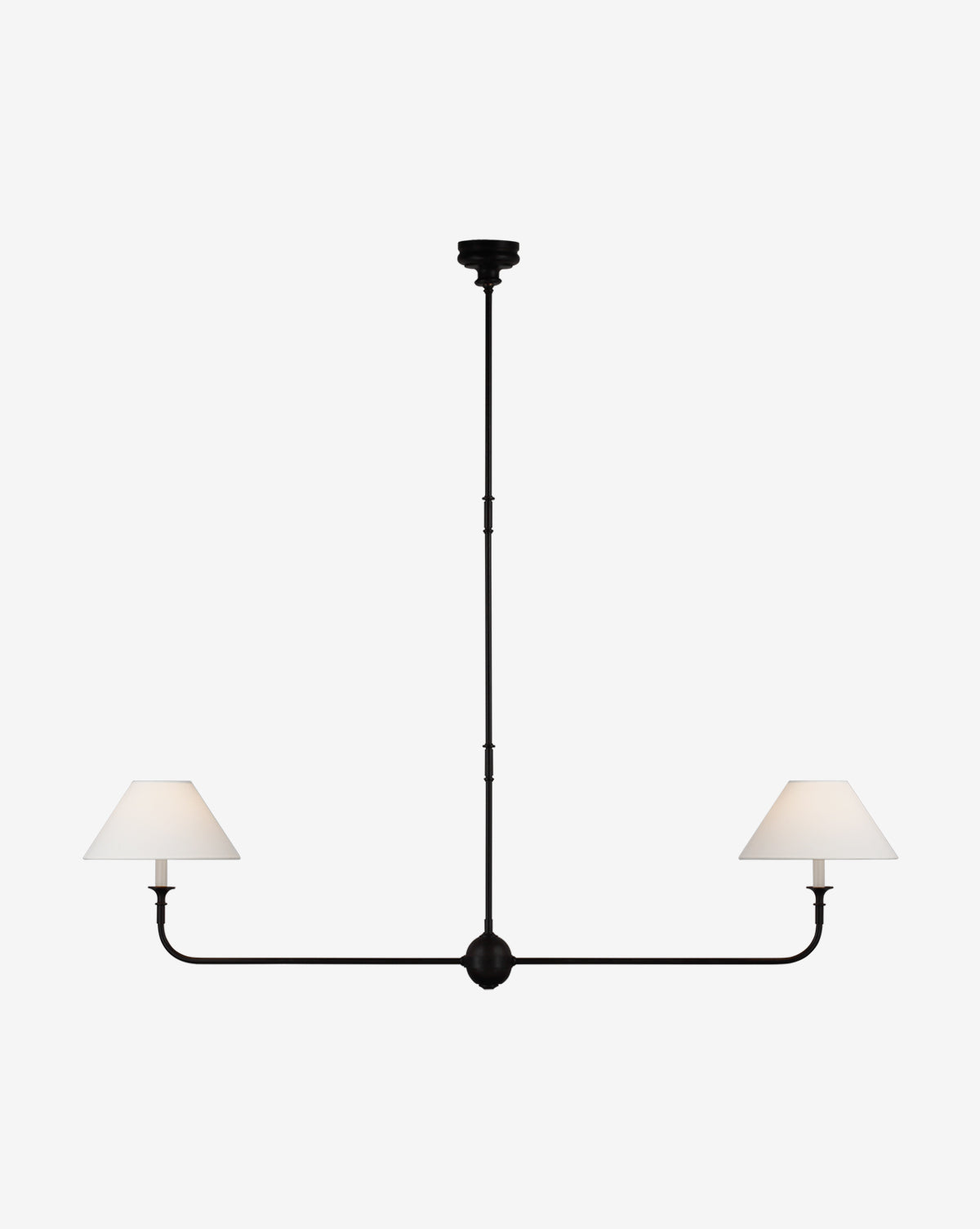 Piaf Large Linear Pendant Light - Modern Minimalist LED Chandelier for Dining Room, Kitchen Island & Living Room Lighting
