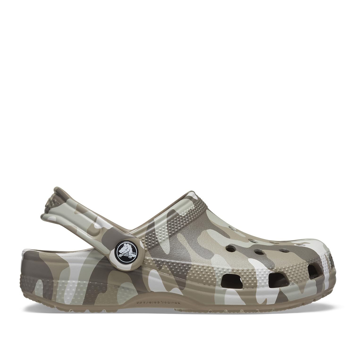 Crocs Unisex-Adult Classic Camo Clog Shoes | Comfortable Slip-On Waterproof Sandals for Men & Women | Perfect for Beach, Pool, Garden & Casual Wear
