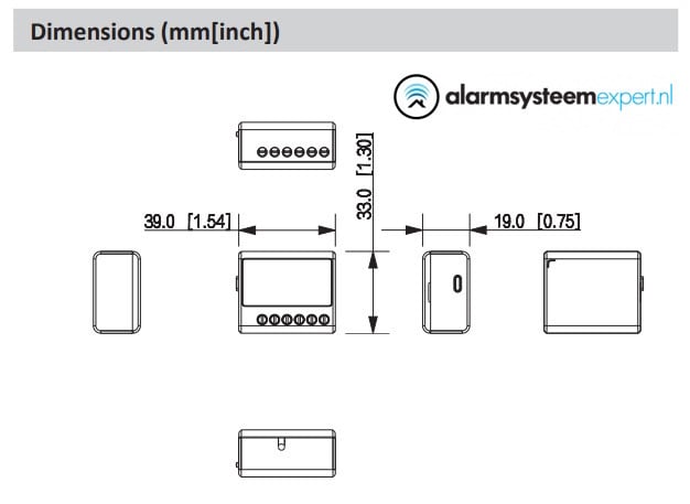 DHI ARM7011 W2(868) Wireless Relay 7-24VDC for Home Automation and Industrial Control Systems