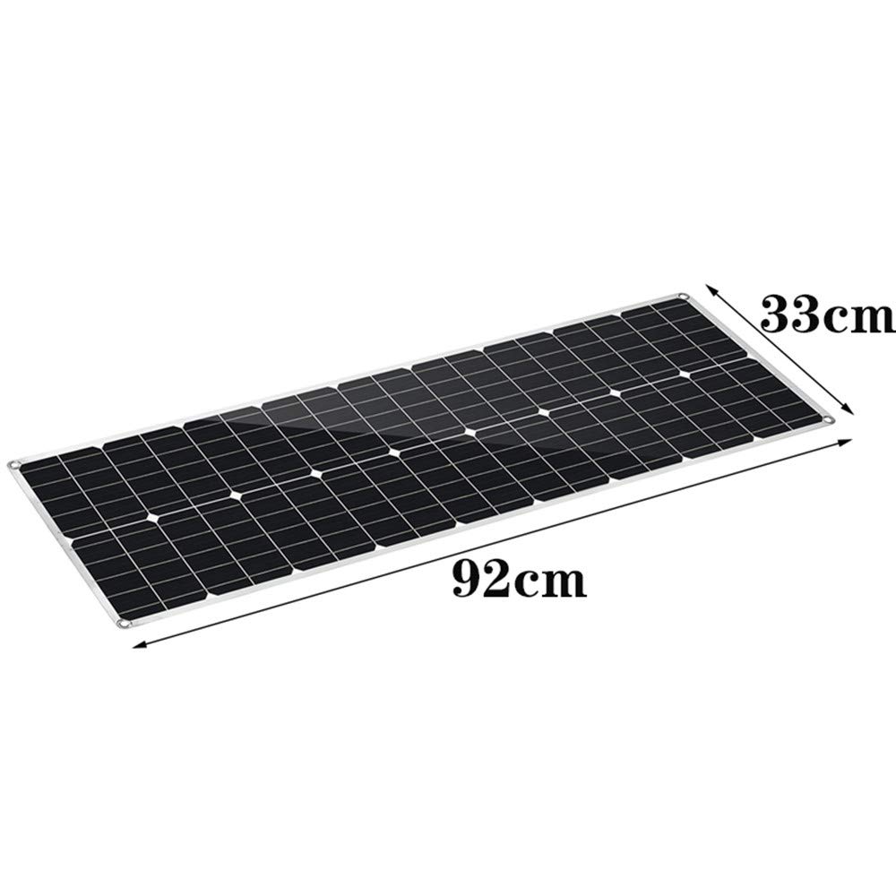 300W 18V Monocrystalline Semi-Flexible Solar Panel Kit (2x150W) with DIY Cable - Waterproof Solar Charger for RV, Boat, Car & Off-Grid Power - Perfect for Camping, Marine & Emergency Backup