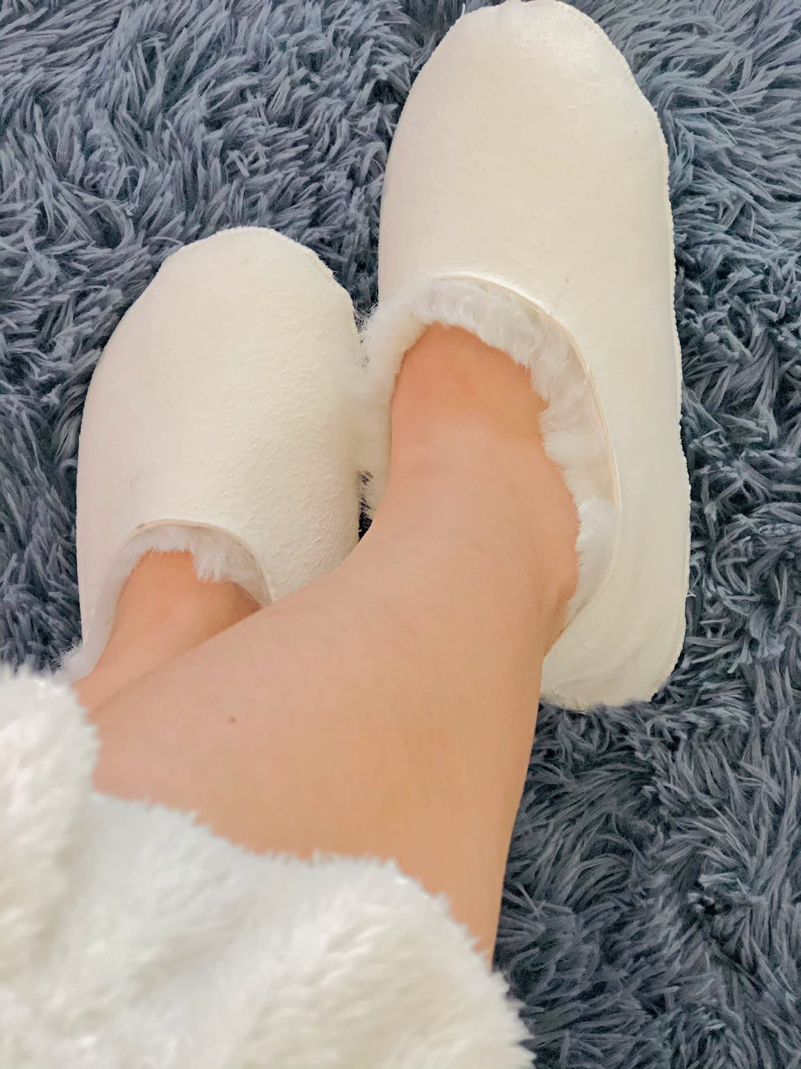 100% Natural Sheepskin Warm Socks for Farm Boots - Cozy Winter House Slippers for Indoor Comfort & Outdoor Wear