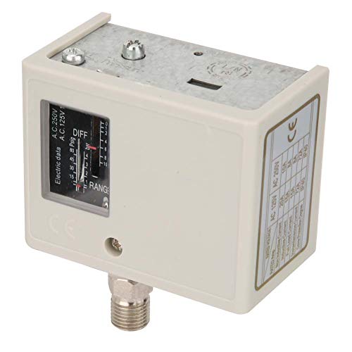 Durable Anti-Corrosion Pressure Control Switch for Air Compressor Pump | Compatible with Freon, Air & Non-Corrosive Liquids | Ideal for HVAC Systems, Industrial Machinery & Automotive Applications