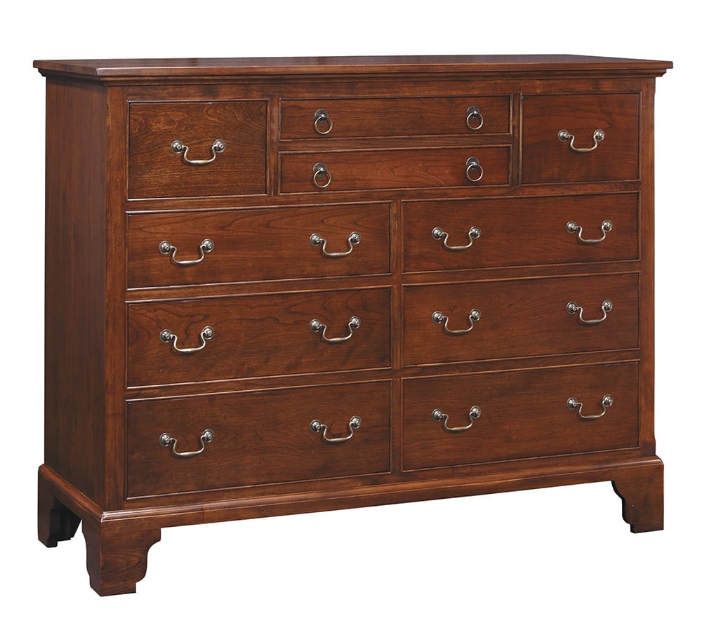 Wayside Inn Master Dresser - Vintage Wooden Dresser with 6 Drawers for Bedroom Storage | Perfect for Farmhouse, Rustic, and Antique Home Decor