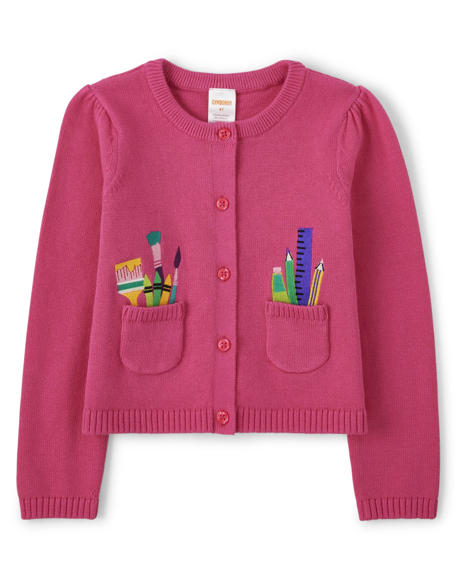 Gymboree Girls & Toddler Long Sleeve Cardigan Sweaters | Soft Knit Winter Pullover for Baby & Kids | Perfect for School, Playdates & Family Outings