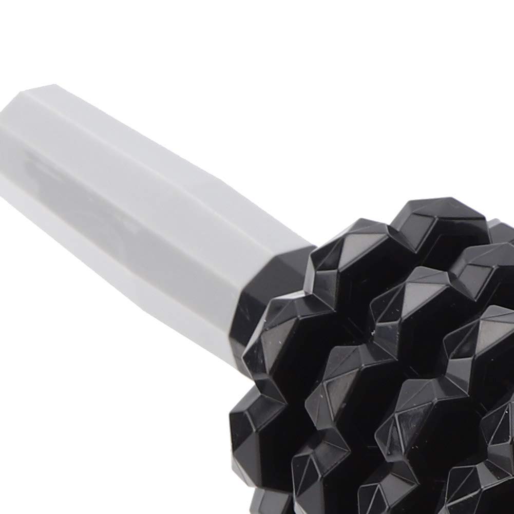 Premium Black Fitness Yoga Massage Stick Roller - Deep Muscle Relaxation & Recovery Tool for Athletes, Gym Workouts & Post-Exercise Pain Relief