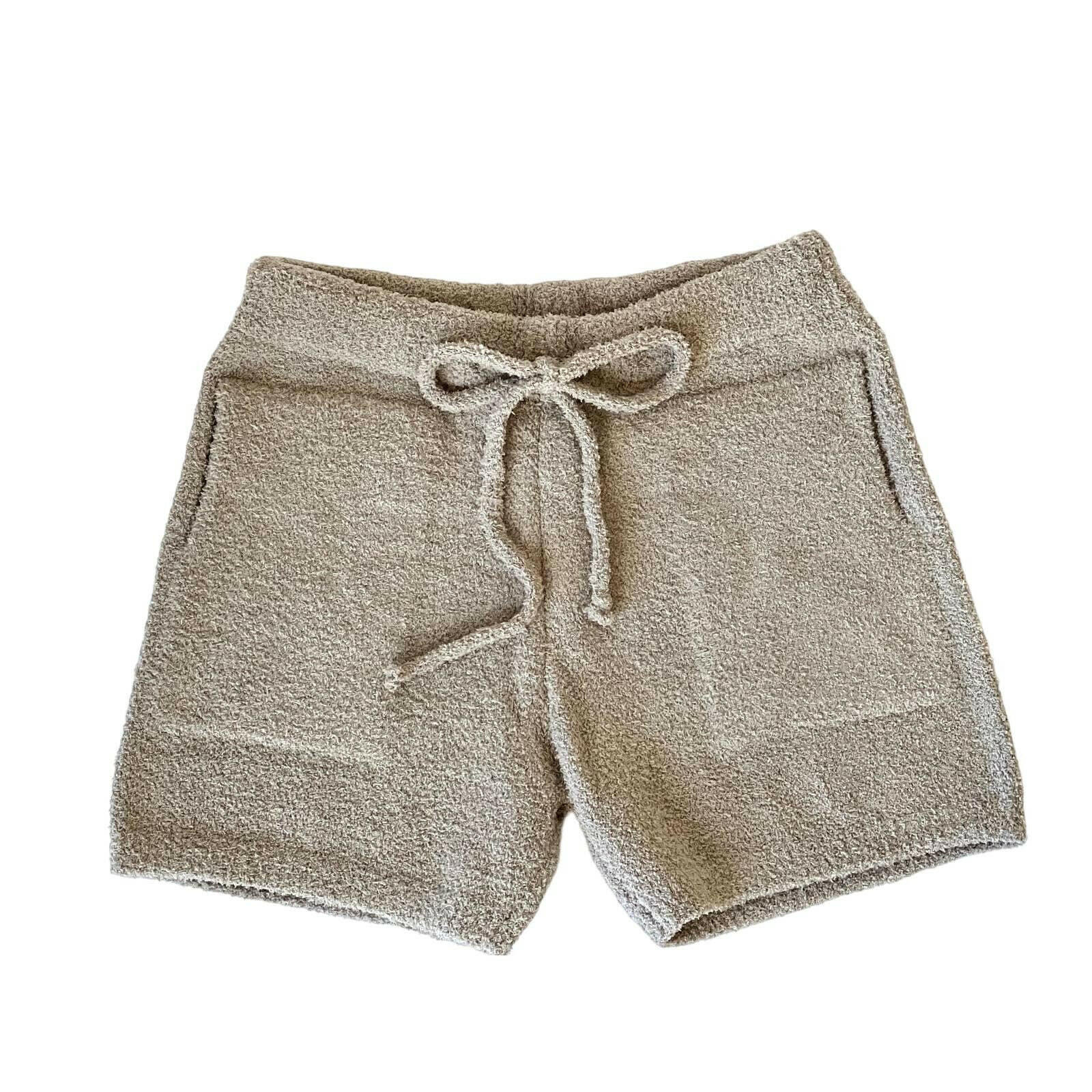 Premium Solid Color Taupe Lounge Shorts for Men & Women - Soft & Comfortable Home Wear, Yoga, Sleepwear, and Relaxation