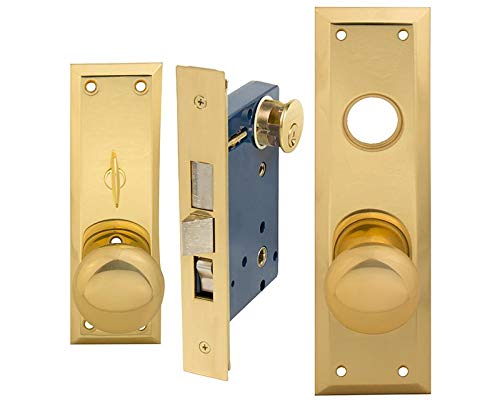 Heavy Duty 5100XR Right Hand Mortise Lockset for Apartment Entry - Wide 1-1/4